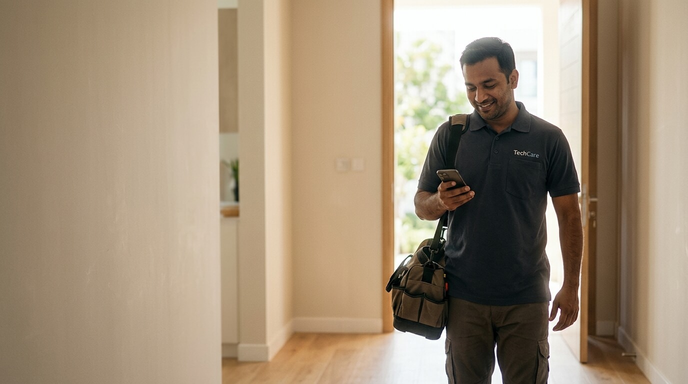 TechCare TV repair technician